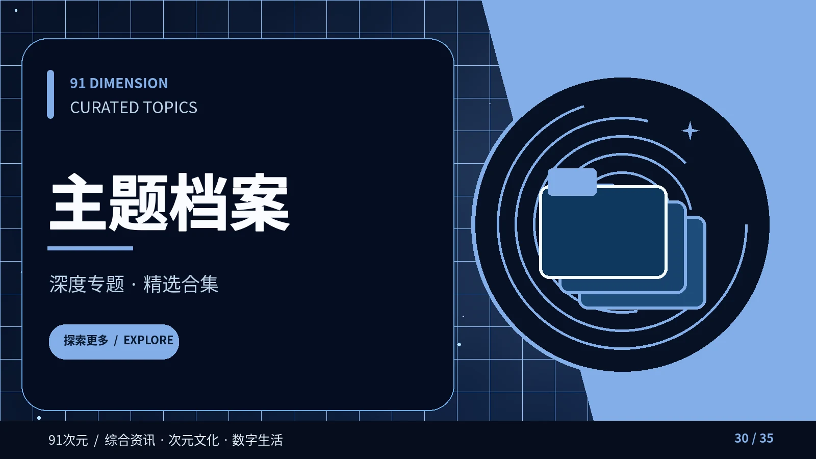 主题档案专题视觉